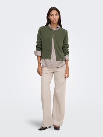 JDY Knit Cardigan 'JDYRue' in Green