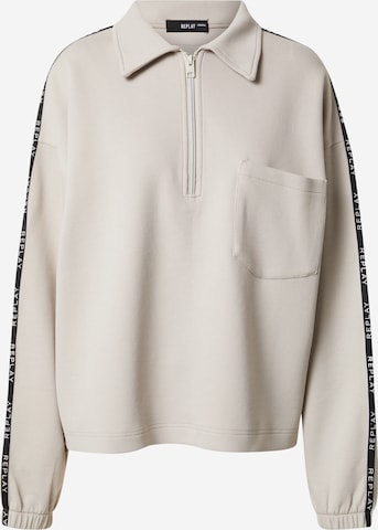 REPLAY Sweatshirt in Grau: predná strana