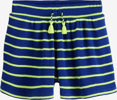 Next Shorts in 98 in navy / limette, Produktansicht