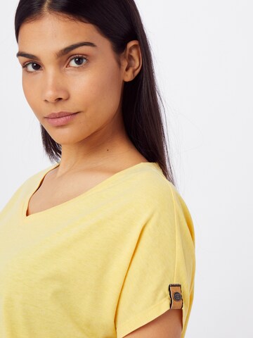 Fli Papigu T-Shirt 'The Choices we make' in Gelb