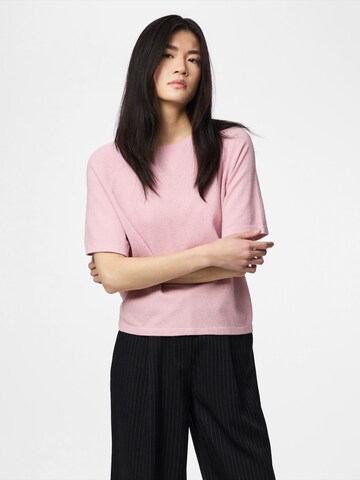 PIECES Sweater 'PCBREE' in Pink: front