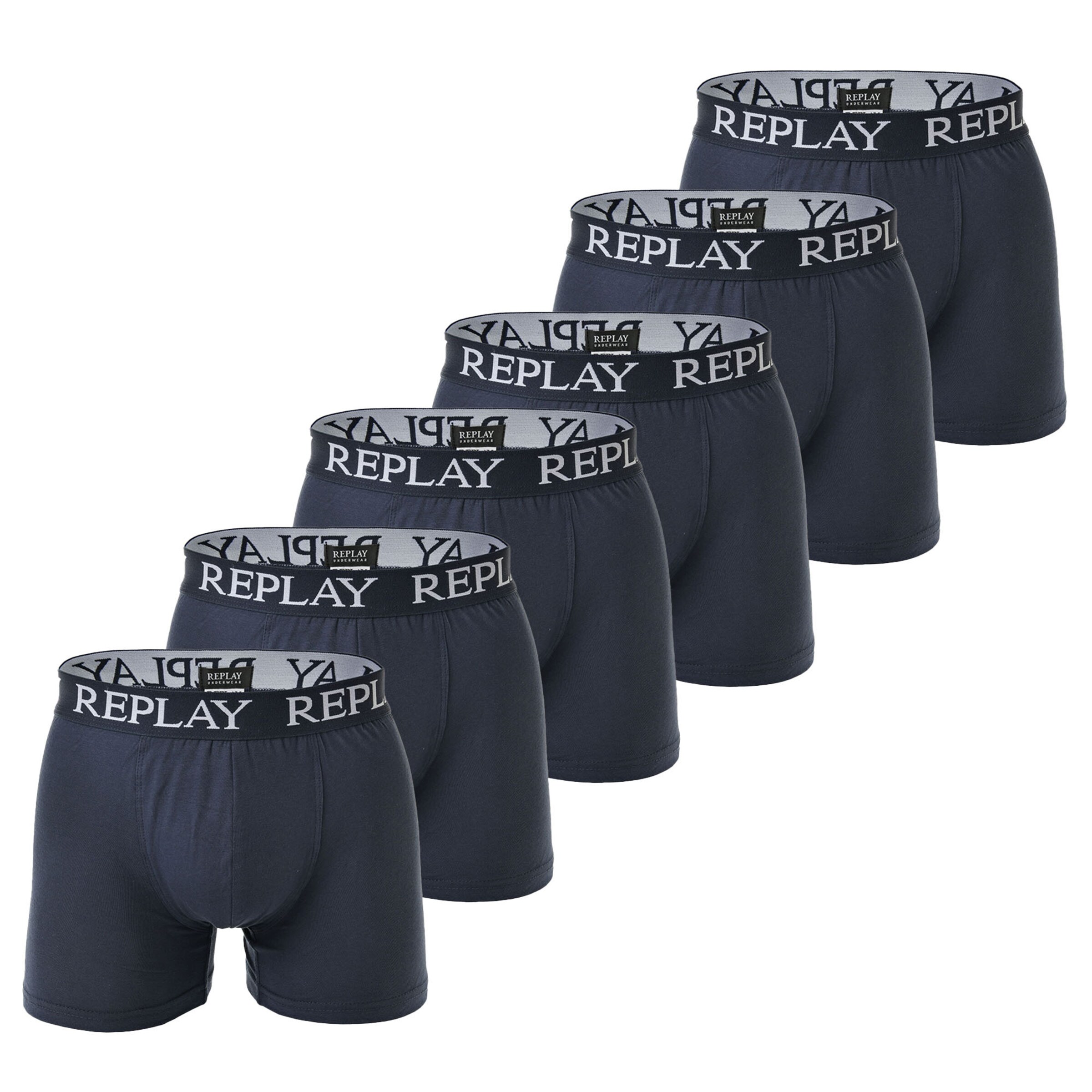 Boxer di REPLAY in blu: frontale
