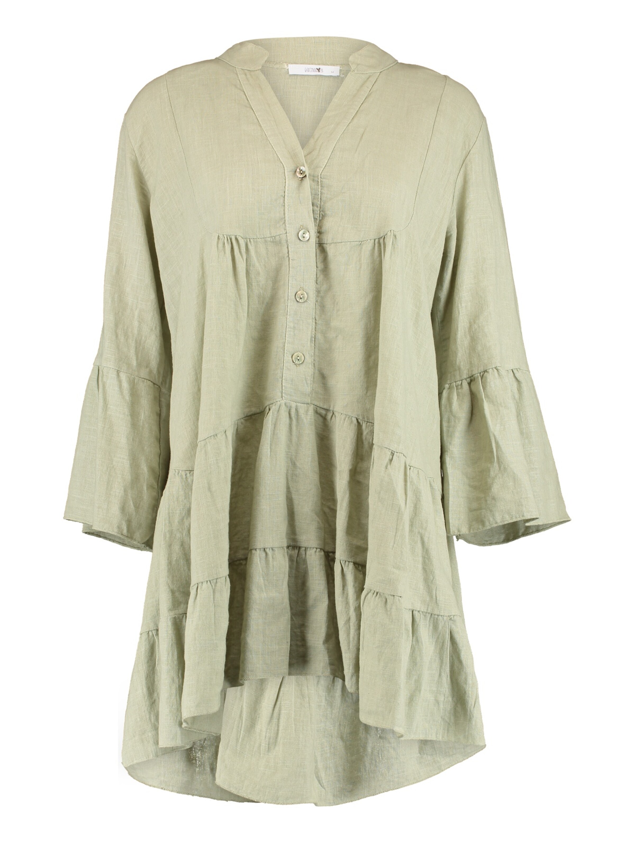 Hailys Kleid in Grün: Vorderseite