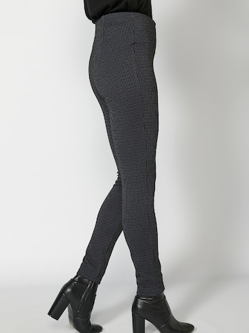 KOROSHI Slimfit Spodnie w kolorze czarny