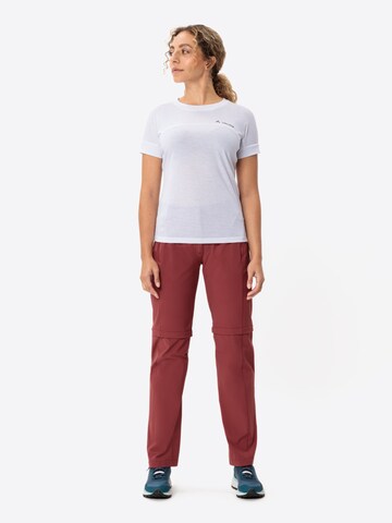 VAUDE Regular Outdoor trousers 'Farley' in Red