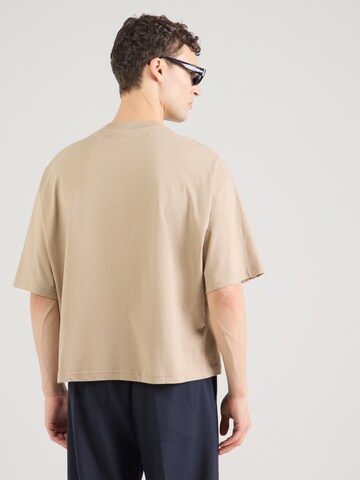 JACK & JONES - Camisa 'JCOBIARRITZ' em castanho