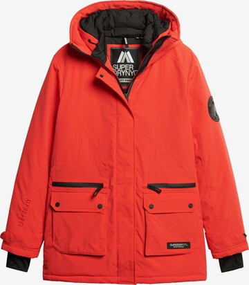 Superdry Between-Seasons Parka in Red: front