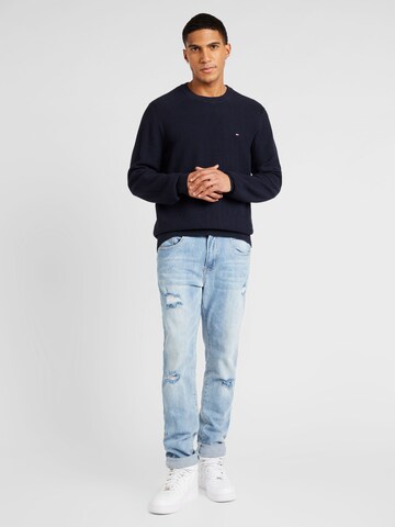 TOMMY HILFIGER Pullover in Blau