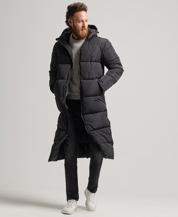 Superdry Between-Seasons Coat in Black