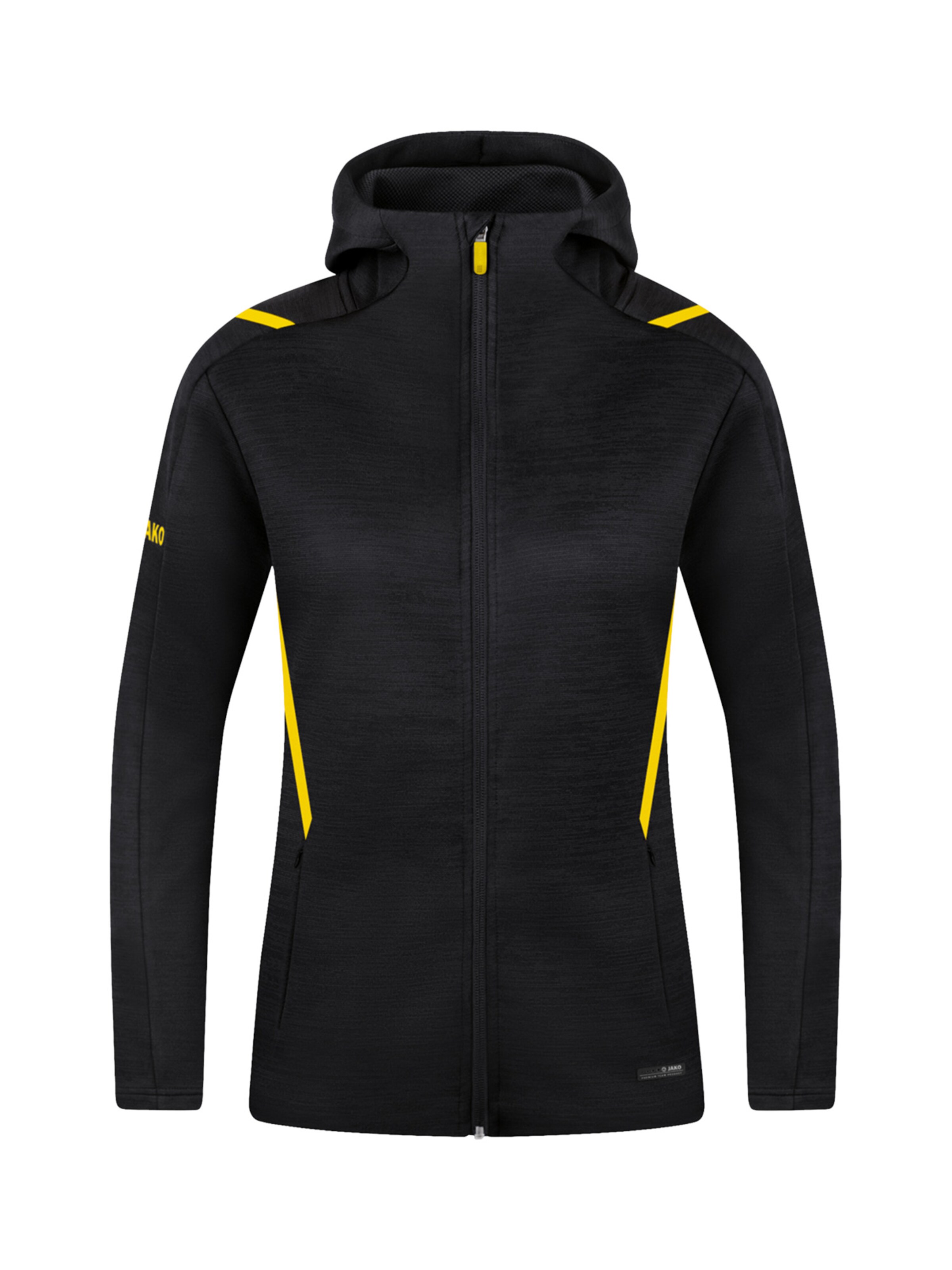 JAKO Sportjacke in Schwarz: Vorderseite