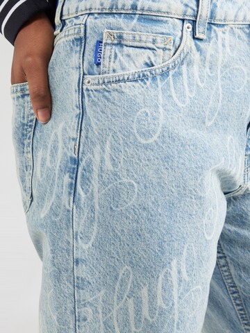 HUGO Baggy Jeans 'Elyah' in Blue