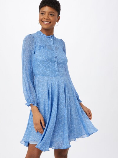 Rochie tip bluză 'Mano' SECOND FEMALE pe albastru deschis / alb, Vizualizare model
