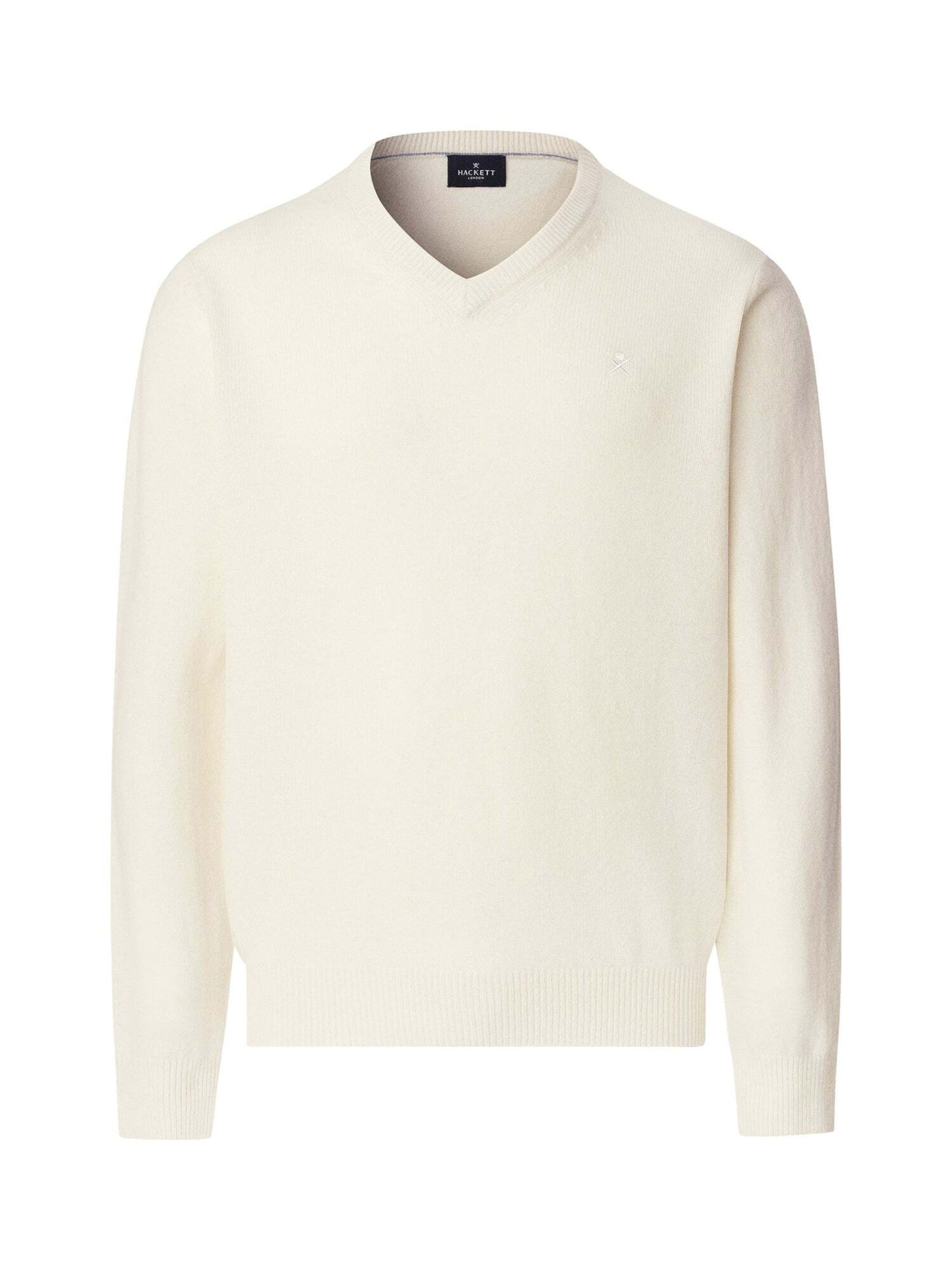 Pullover di Hackett London in bianco: frontale