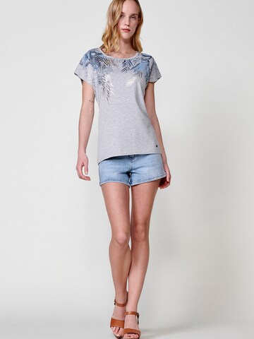 KOROSHI T-Shirt in Grau
