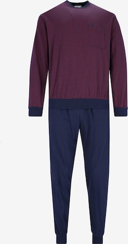 HAJO - Pijama largo en azul: frente