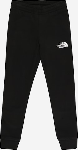 THE NORTH FACE Tapered Sports trousers in Black: front
