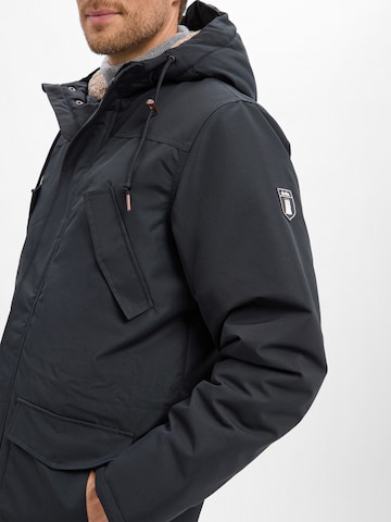 Derbe Winterparka 'Festholm' in Blauw