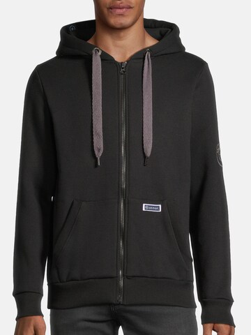 Veste de survêtement 'Makker' salzhaut en noir