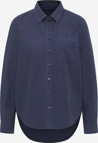 MUSTANG Bluse 'Bignell' in Blau: Vorderseite