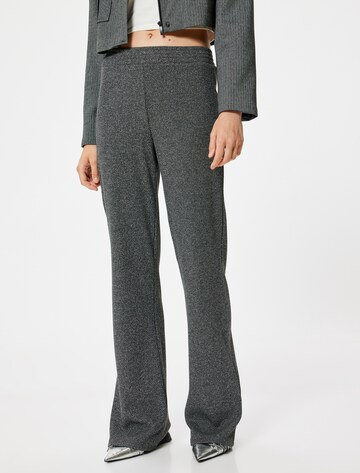 Koton Wide leg Broek in Grijs: voorkant