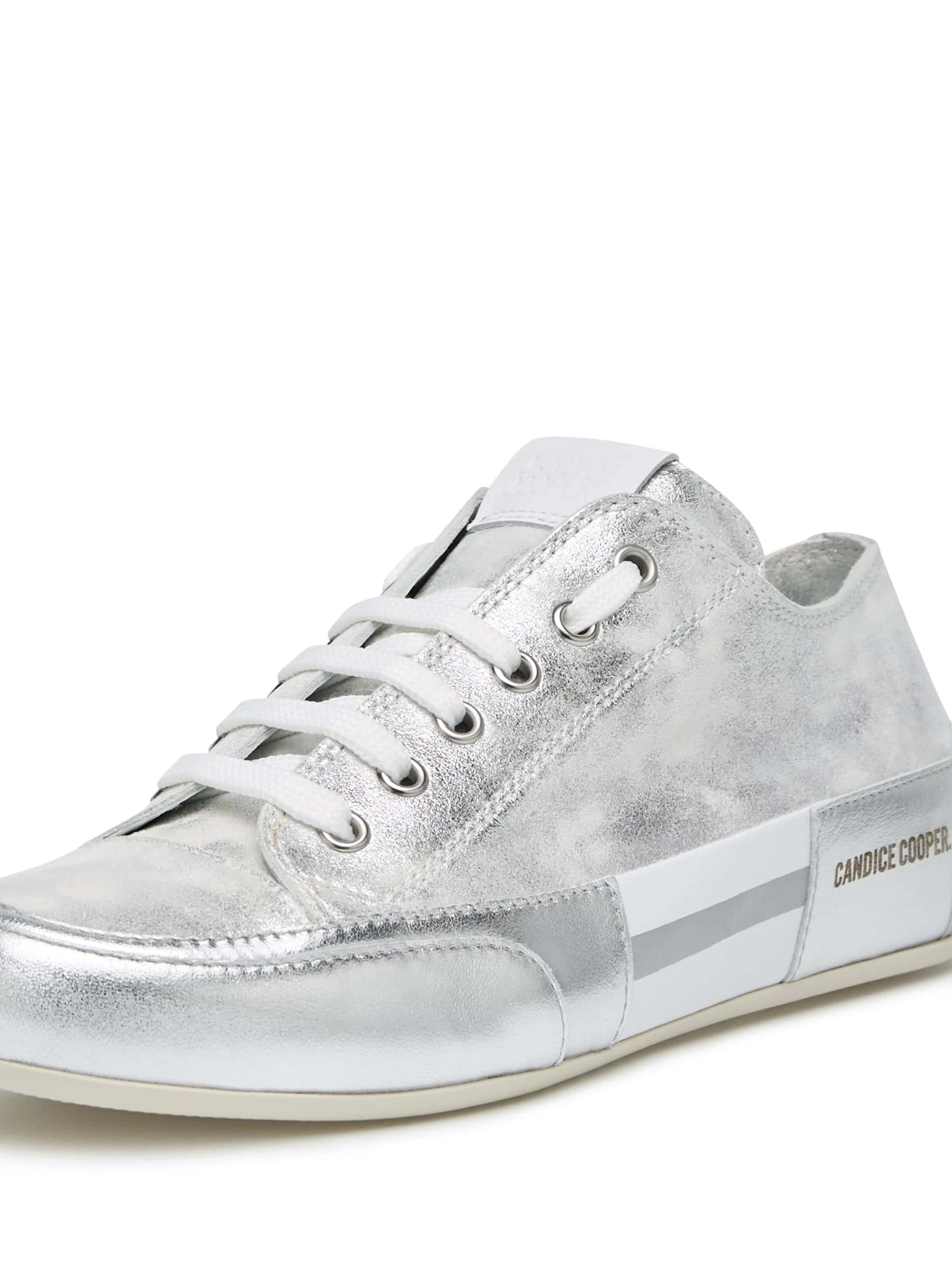 Candice Cooper Lace-up shoe 'ROCK PATCH S' in Silver