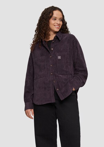 QS Blouse in Purple: front