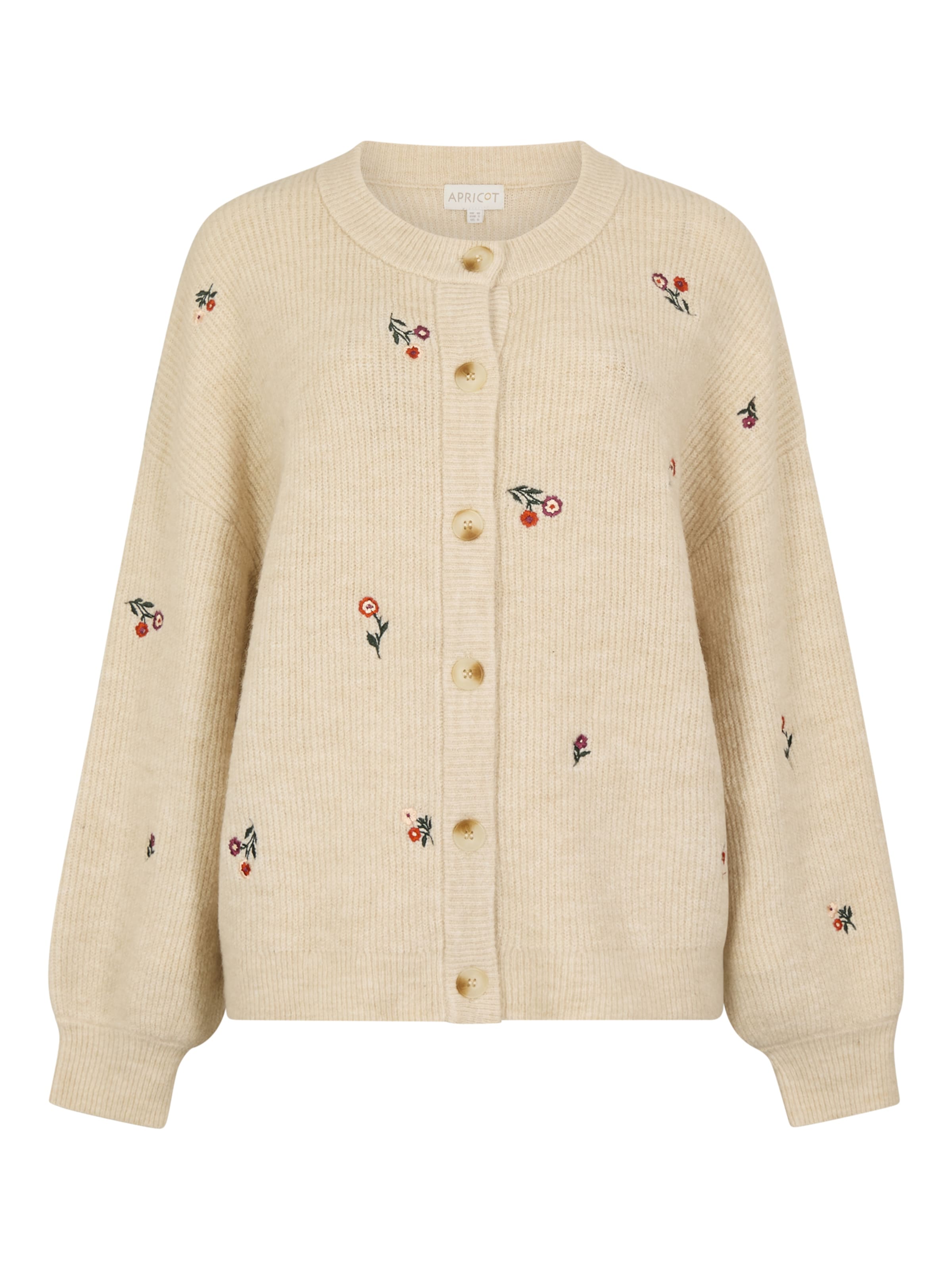Cardigan ' ' Apricot en gris : devant