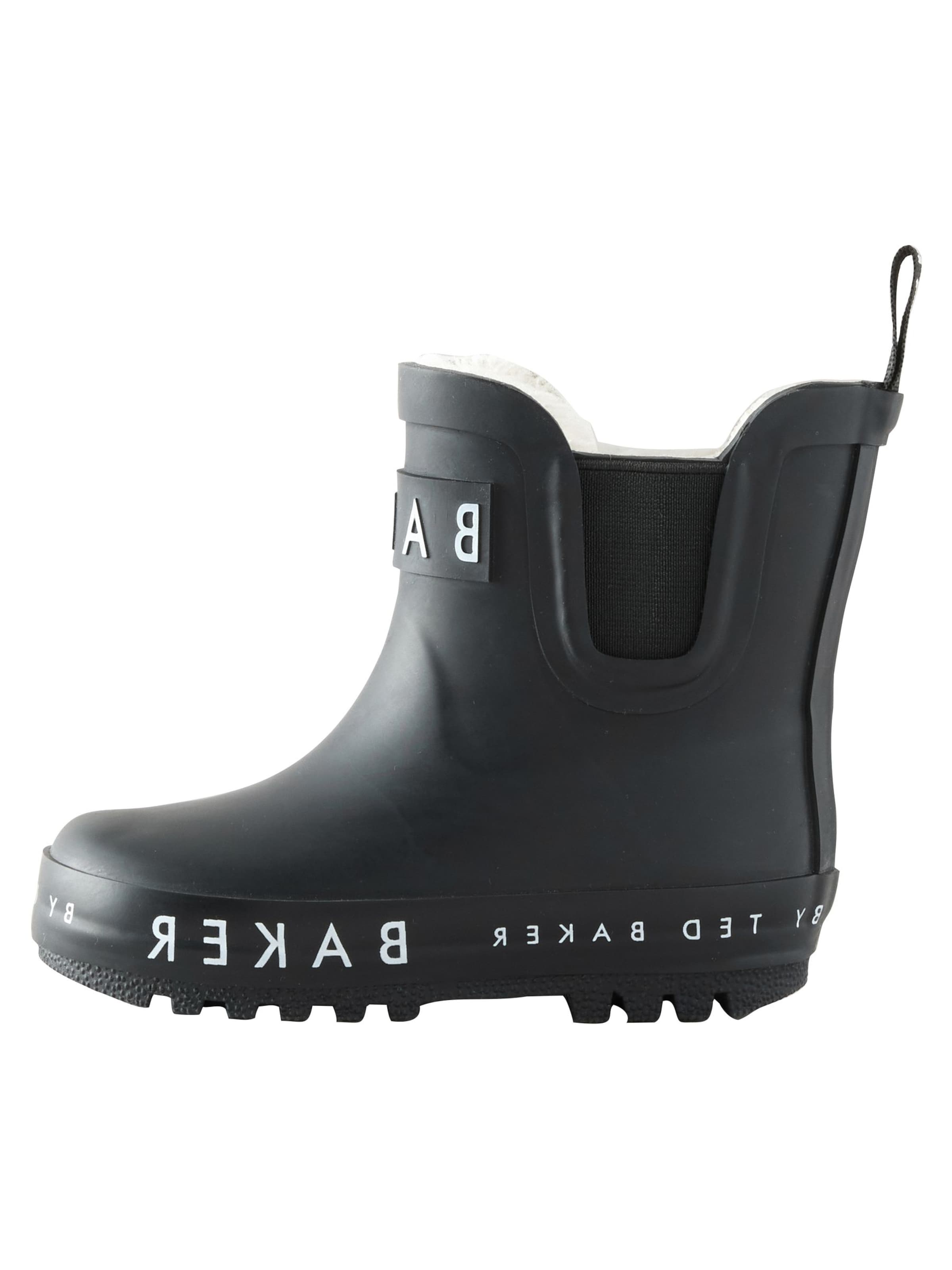 Stivale di gomma di Baker by Ted Baker in nero: frontale