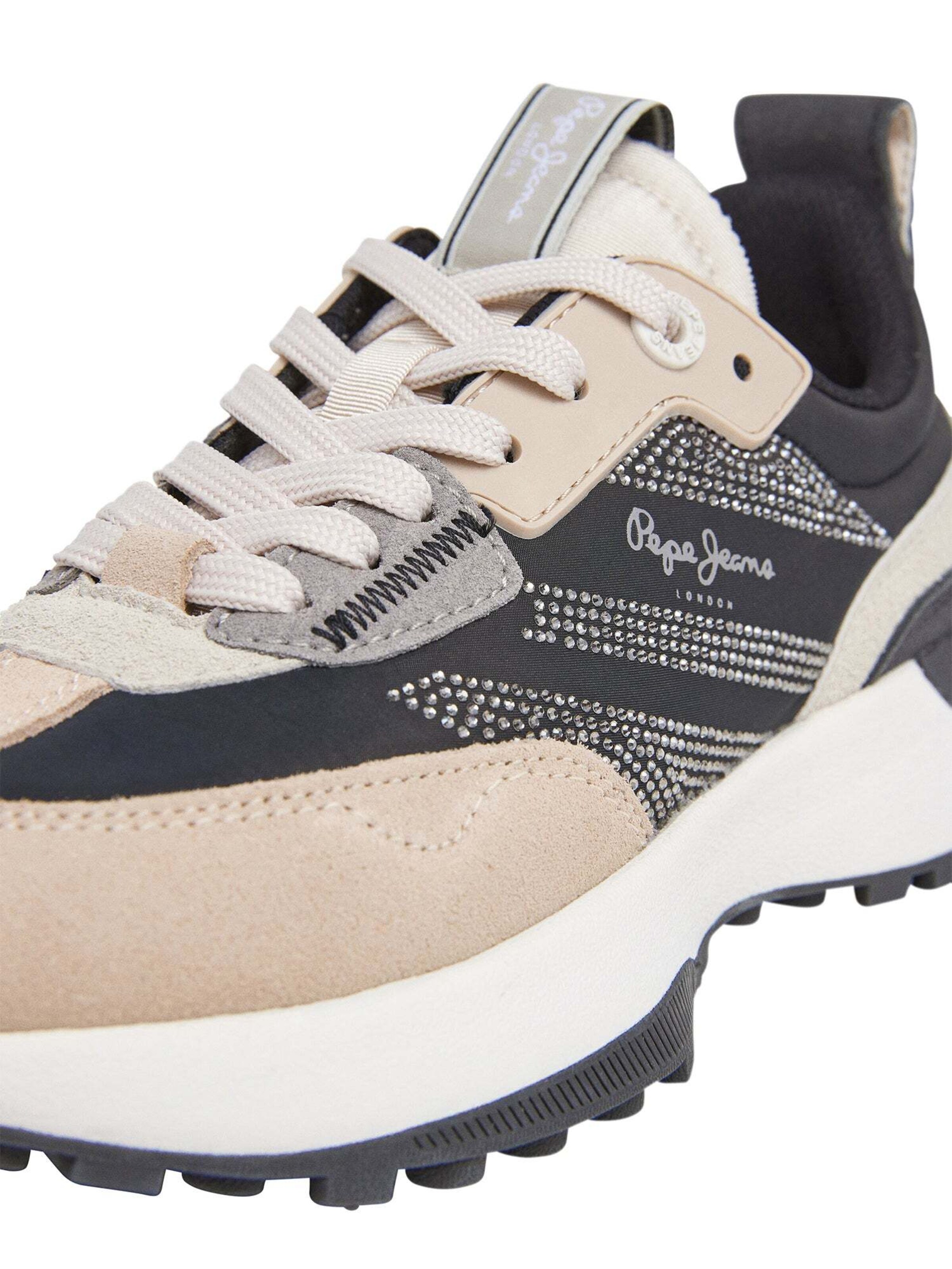 Pepe Jeans Sneakers laag 'Lucky Party W' in Zwart