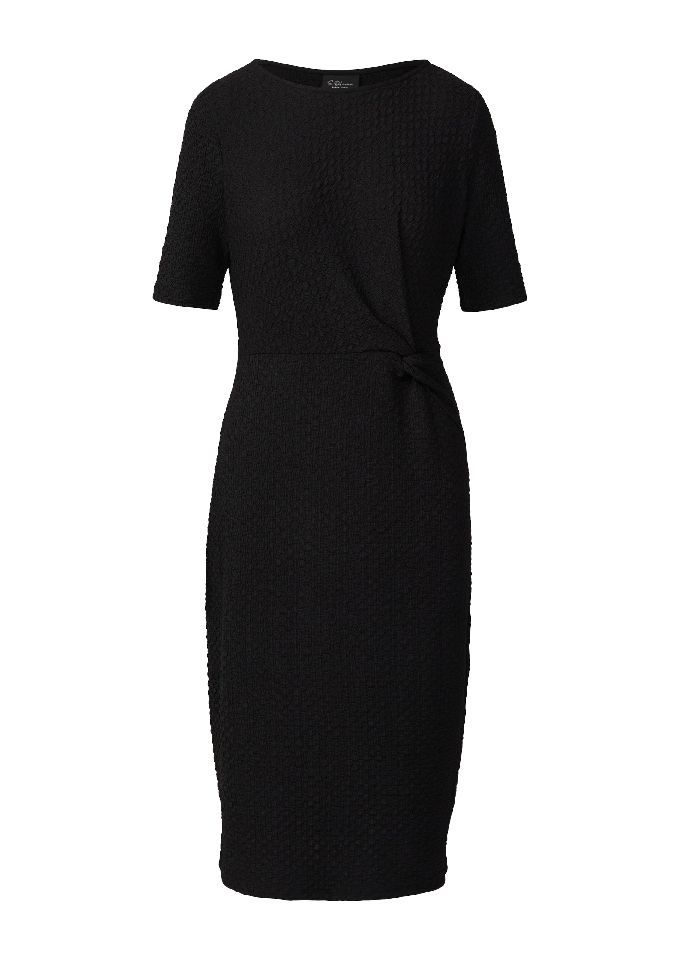 s.Oliver BLACK LABEL Kleid in Schwarz: Vorderseite