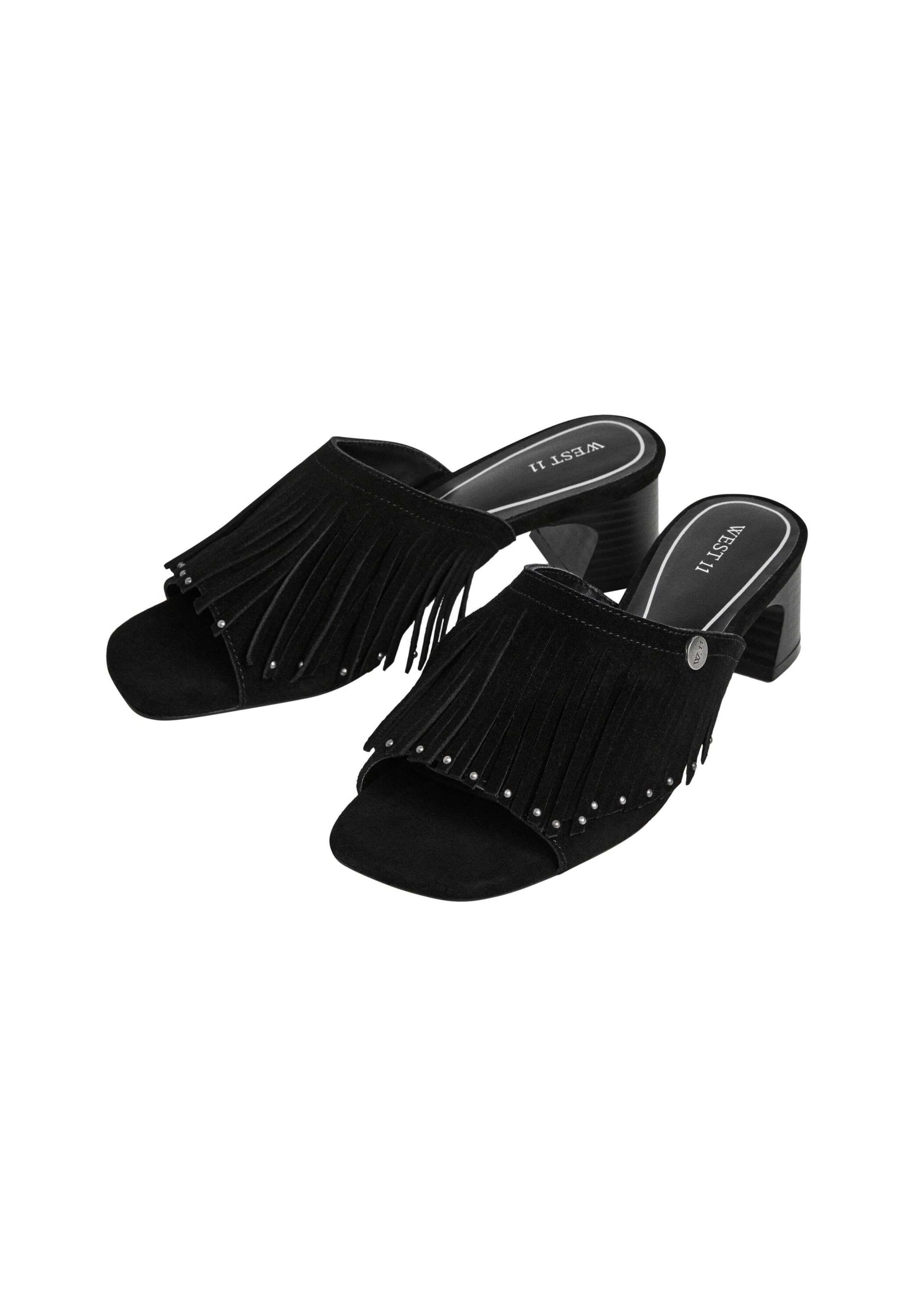 Pepe Jeans - Zapatos abiertos 'W 11 Carine Fringes ' en negro