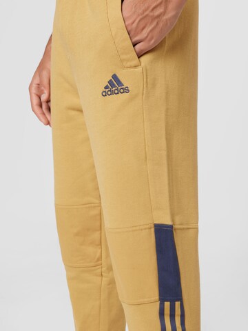 Regular Pantalon de sport 'Tiro' ADIDAS SPORTSWEAR en marron