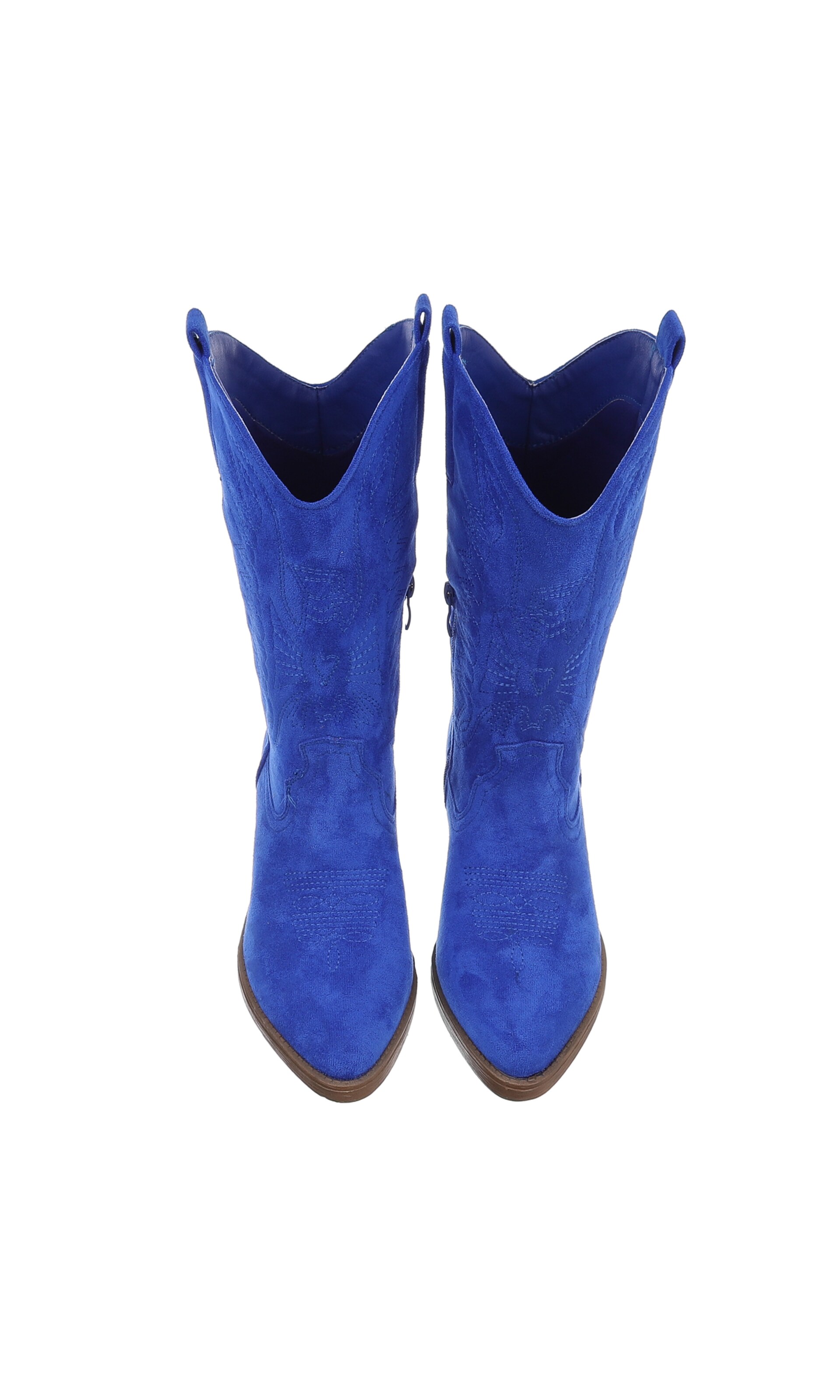 Ital-Design Cowboy Boots in Blue
