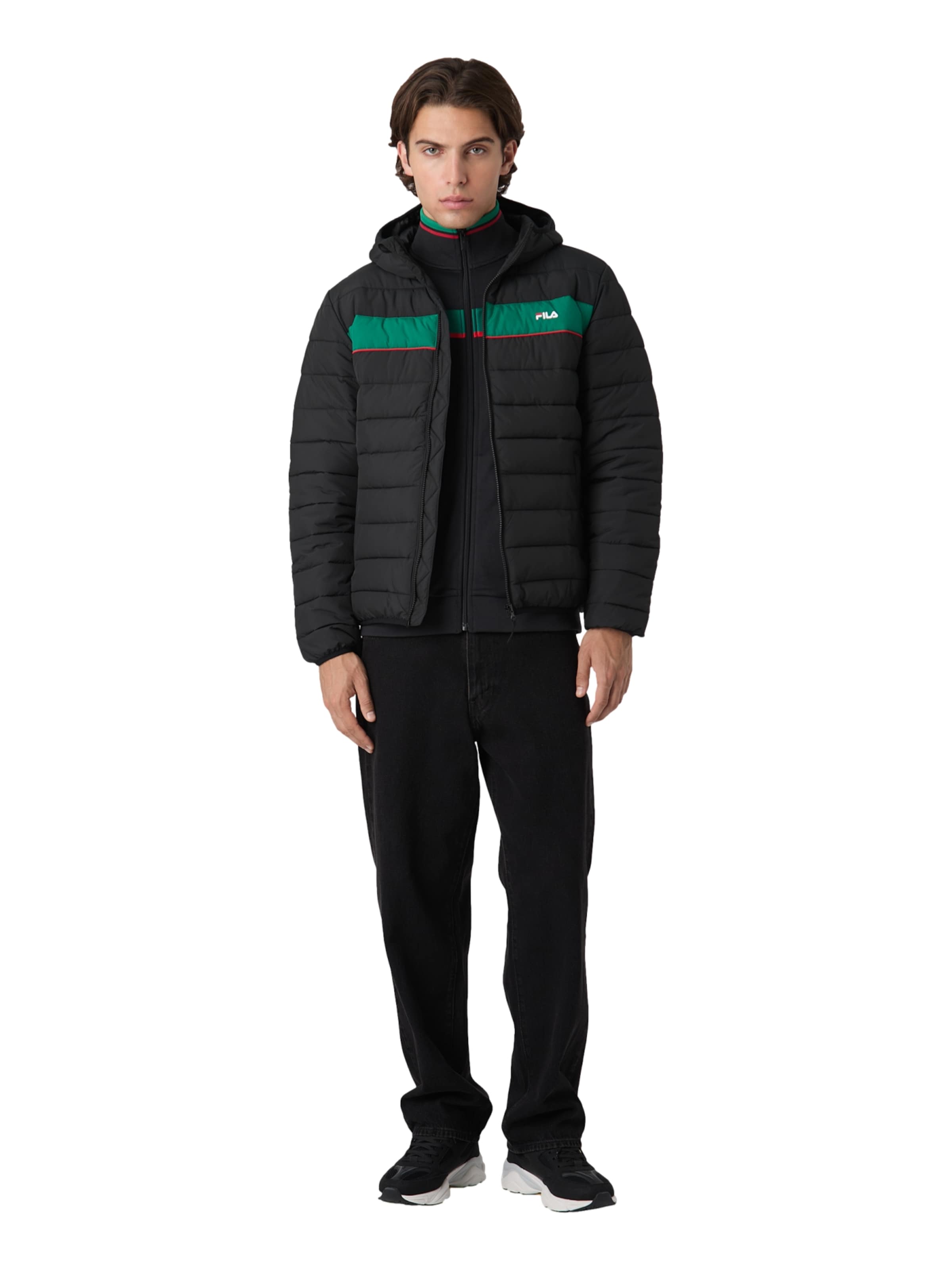 FILA Winterjas 'ALPIGNANO' in Zwart