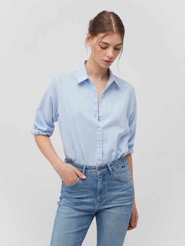 Mavi Bluse in Blau: Vorderseite