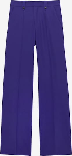 Pantaloni con piega frontale Pull&Bear di colore blu scuro, Visualizzazione prodotti