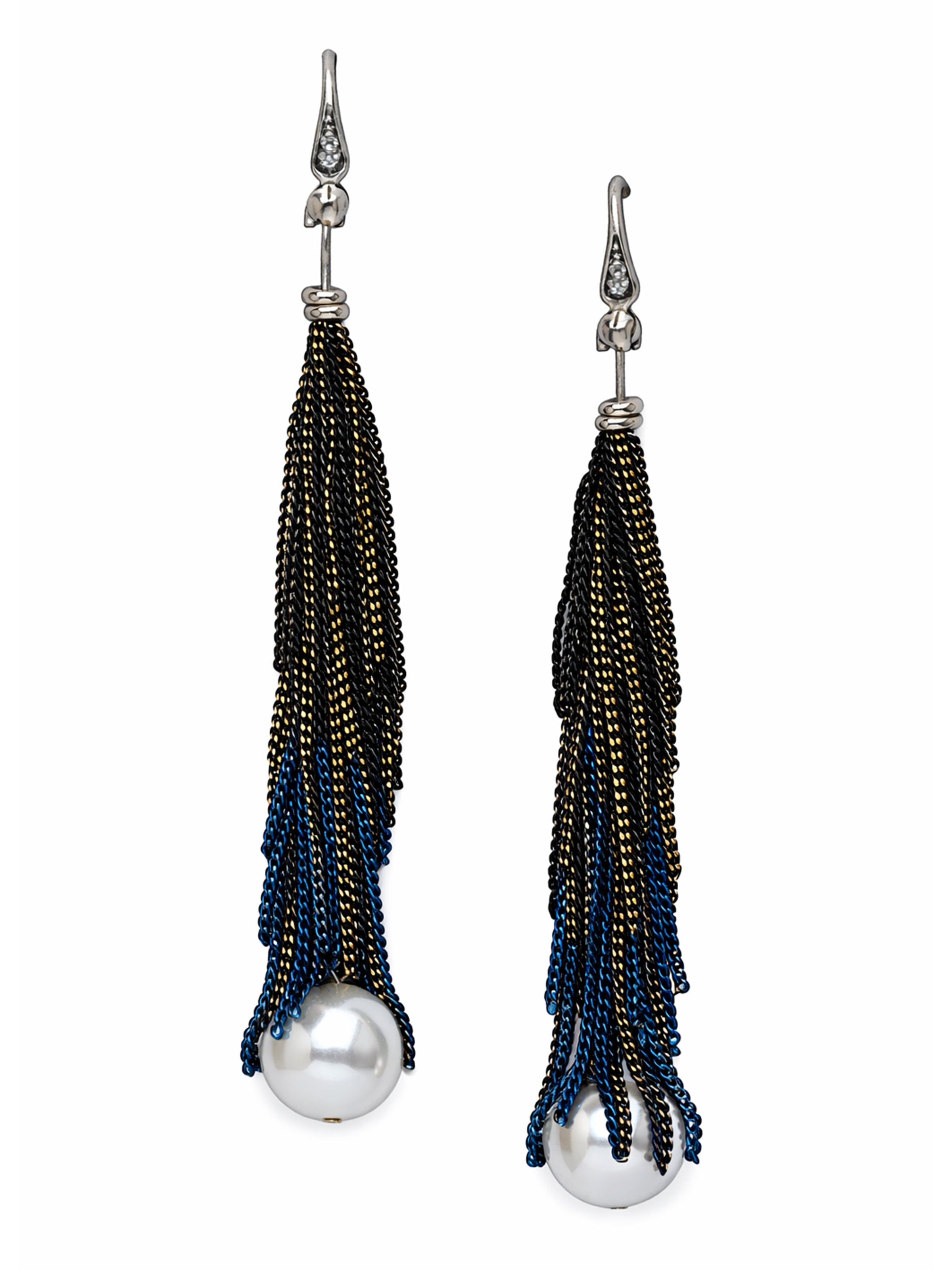 AVANT-GARDE PARIS Øreringe 'Vessira' i blå: forside