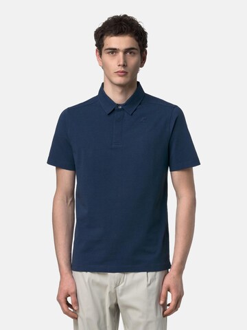 K-Way Koszulka 'K-WAY VIGGO LT STRETCH JERSEY SLIM T-Shirt e Polo' w kolorze niebieski: przód