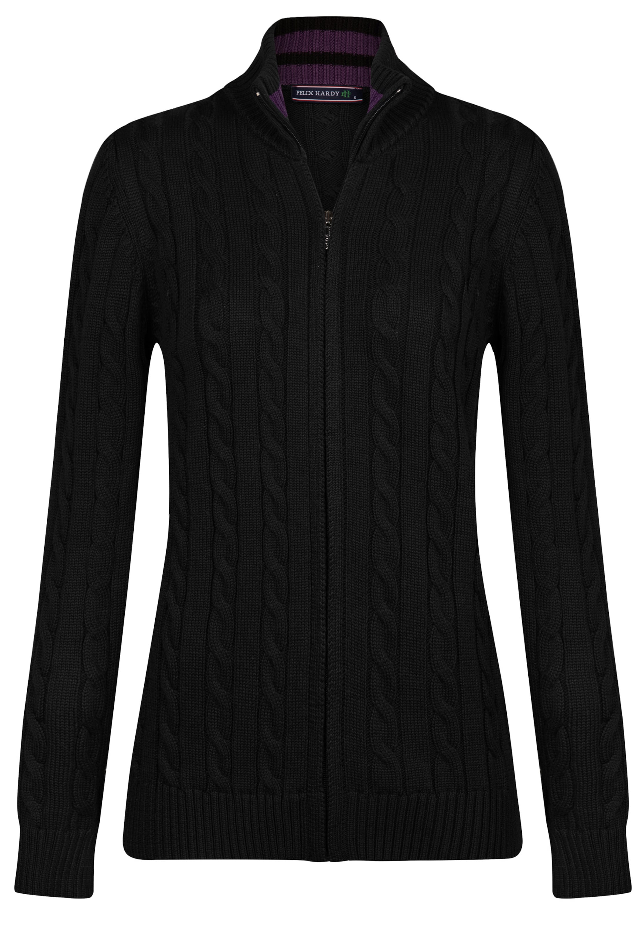 Cardigan Felix Hardy en noir : devant