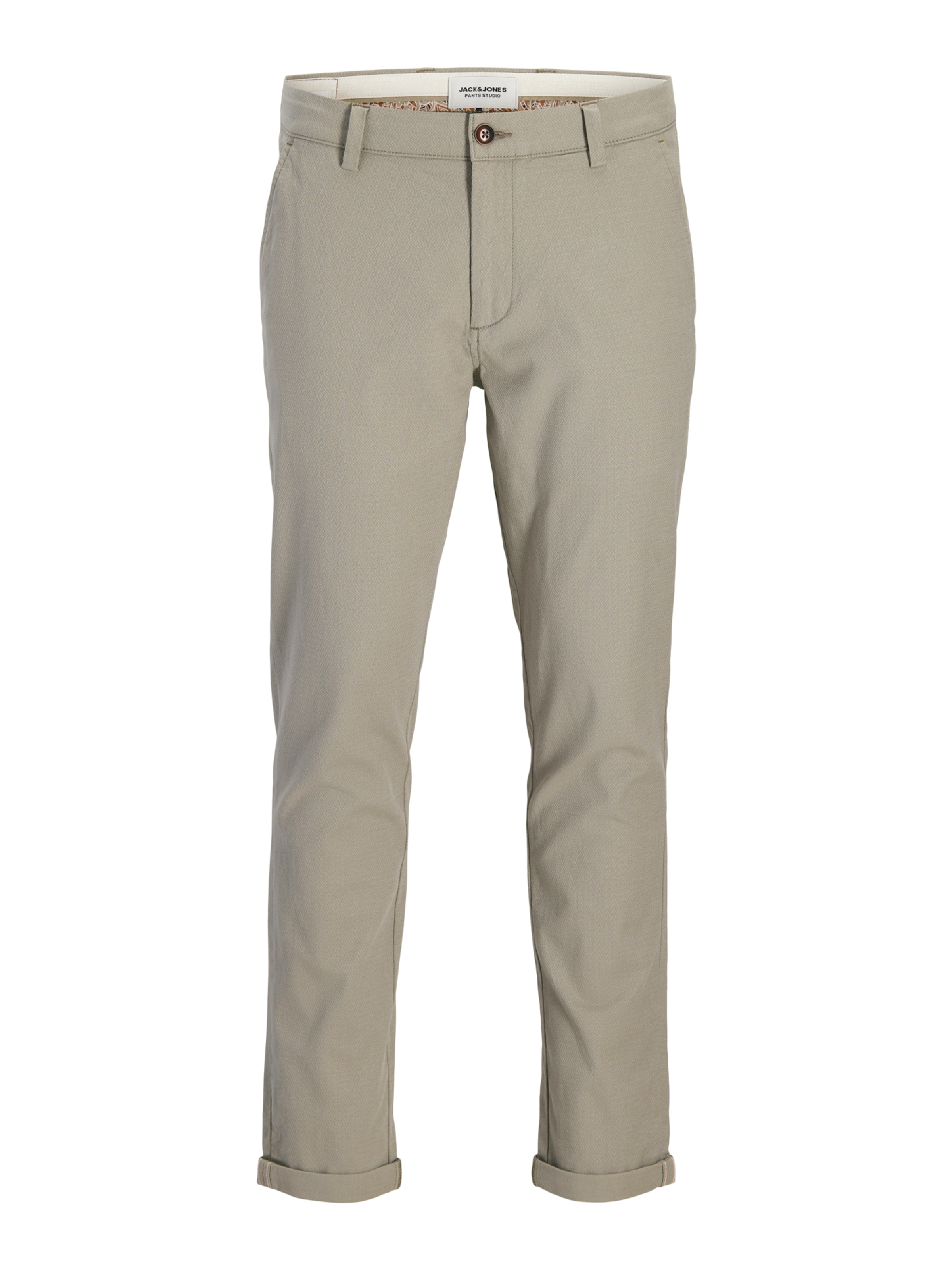 JACK & JONES Slimfit Chino 'JPSTMARCO JJFURY' in Grijs: voorkant