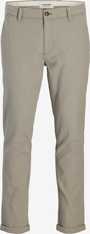 JACK & JONES Slimfit Chinohousut 'JPSTMARCO JJFURY' värissä harmaa: etupuoli