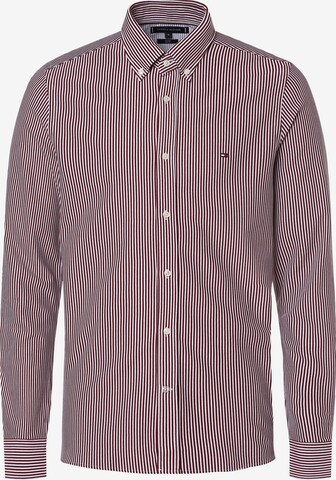 TOMMY HILFIGER Regular Fit Hemd in Rot: predná strana