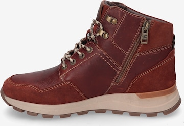 CAMEL ACTIVE Lace-Up Boots in Red: front