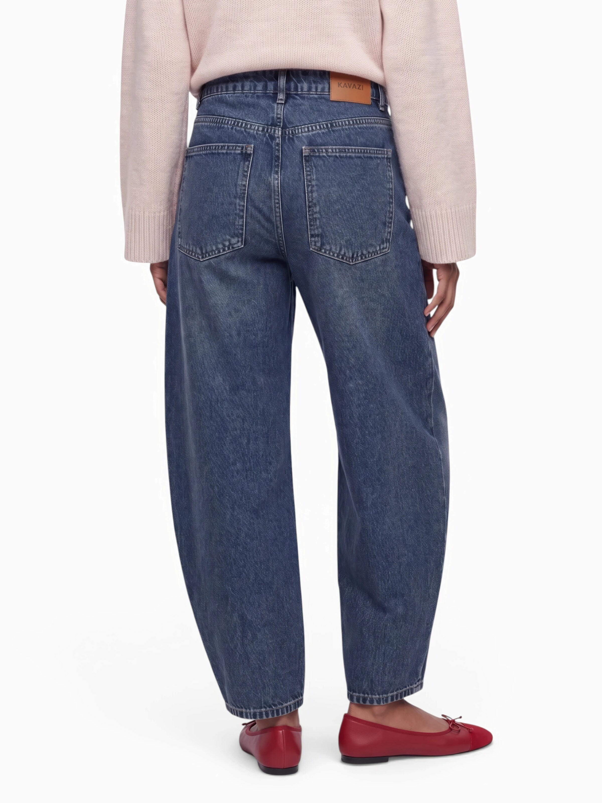 KAVAZI Vat Jeans in Blauw