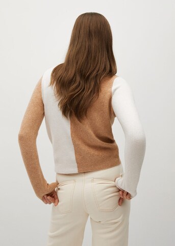 MANGO Sweater 'Juglar' in Brown