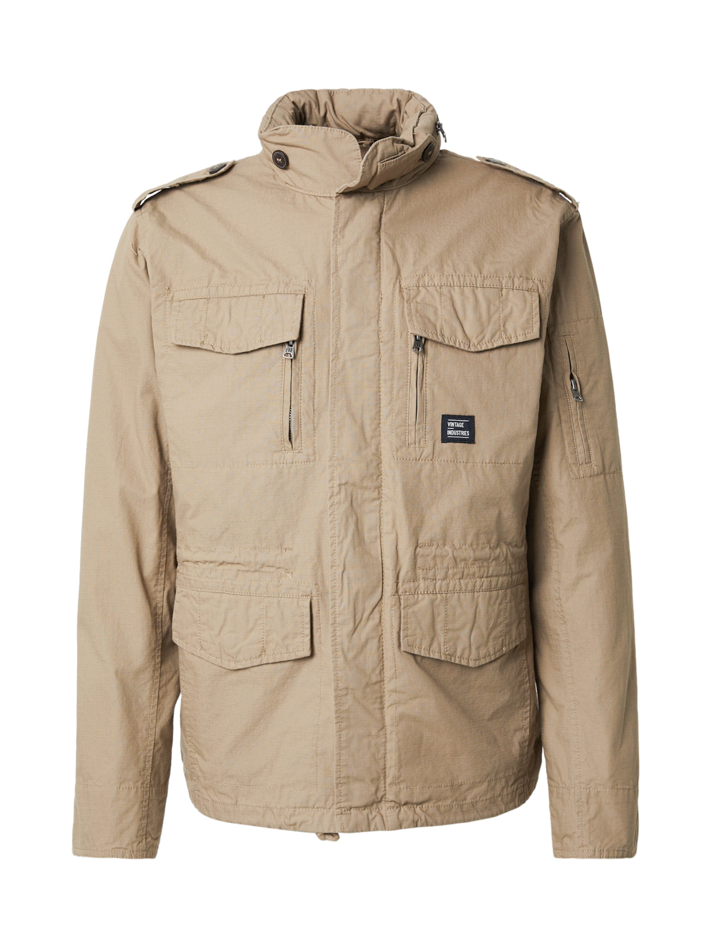Vintage Industries Between-season jacket 'Cranford' in Khaki, Item view