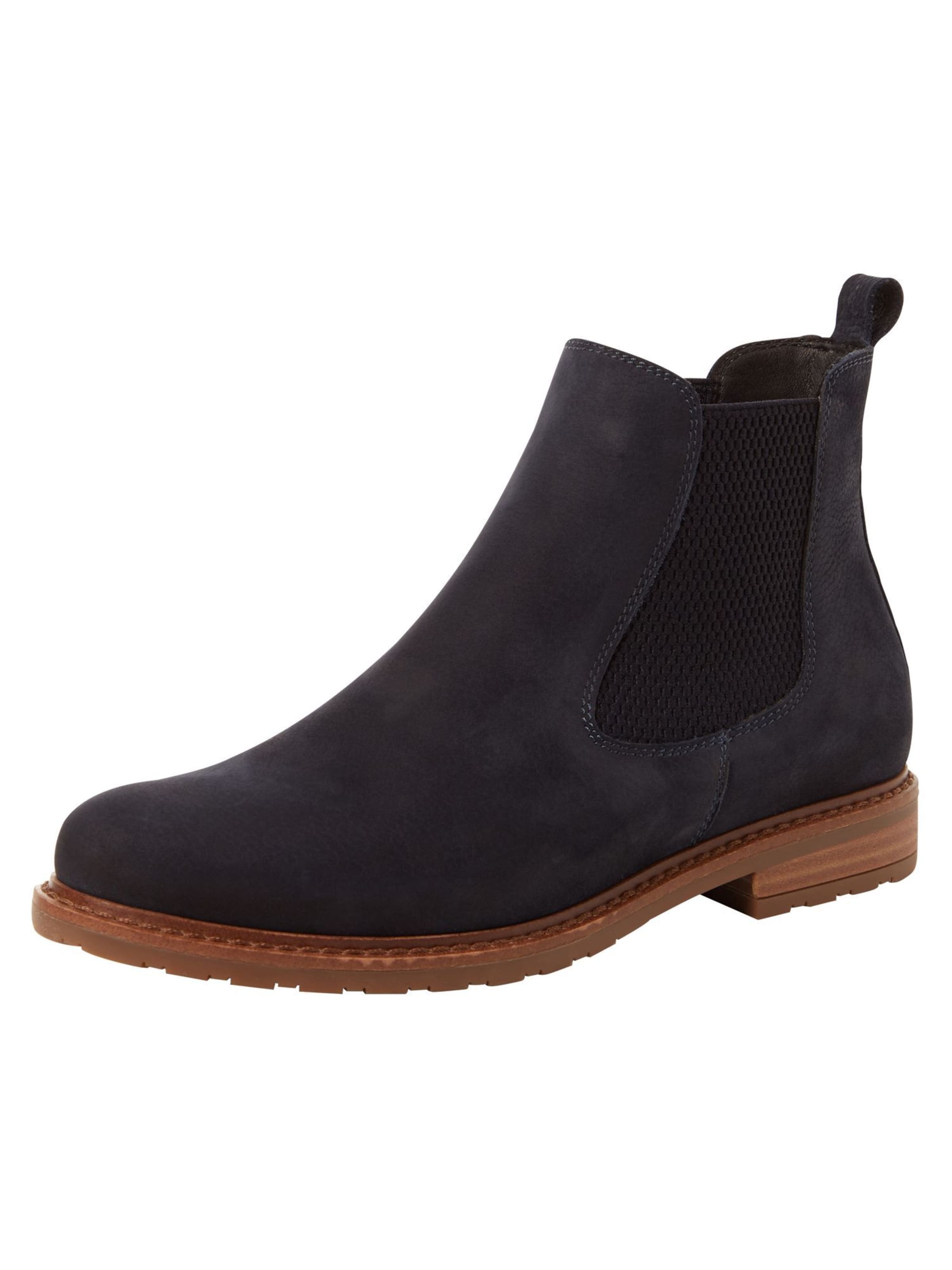 Tamaris Chelsea Boots in Blue: front