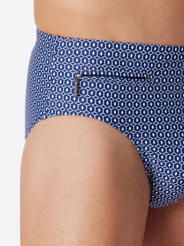 SCHIESSER Swim Trunks ' Classic Swim ' in Blue