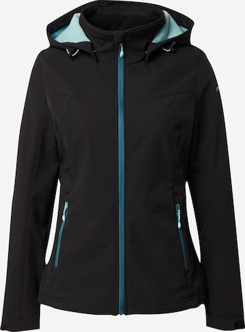 ICEPEAK Outdoorjacke 'BRENHAM' in Schwarz: Vorderseite