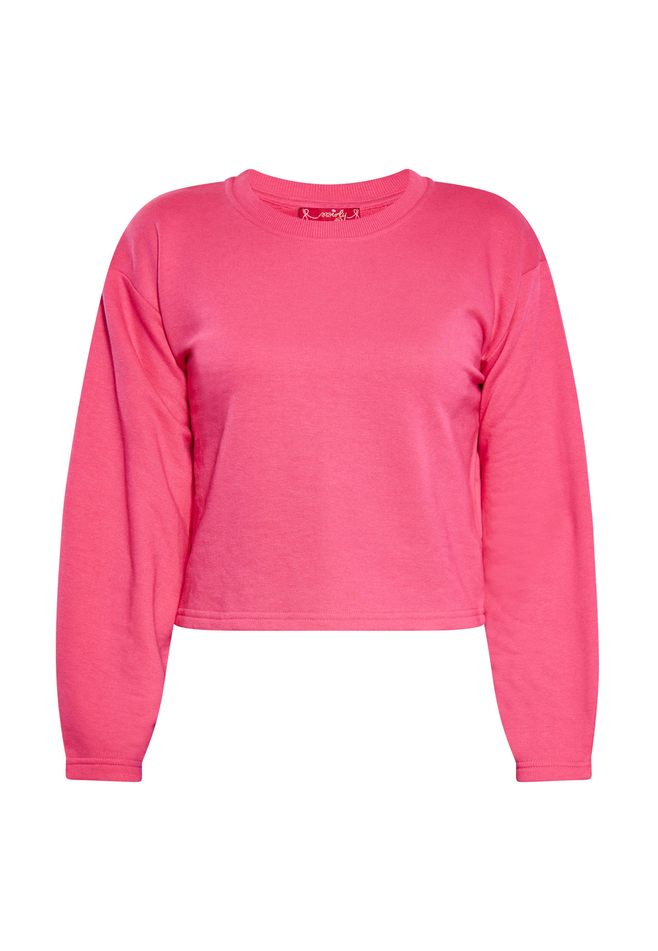 swirly Μπλούζα φούτερ σε ροζ: μπροστά